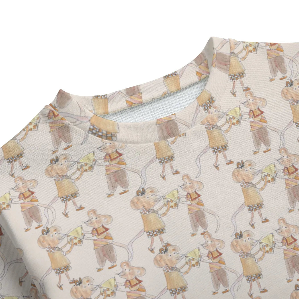 L' Amour de Fromage kids sweatshirt beige