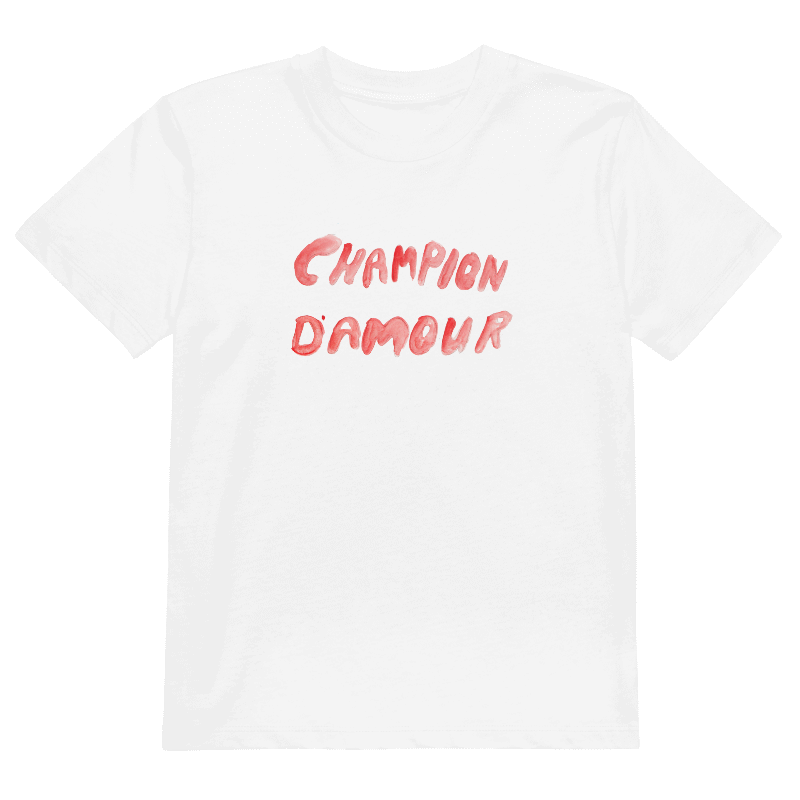 Champion D'Amour KIDS T-Shirt -Victoria Steiner collab ♥️