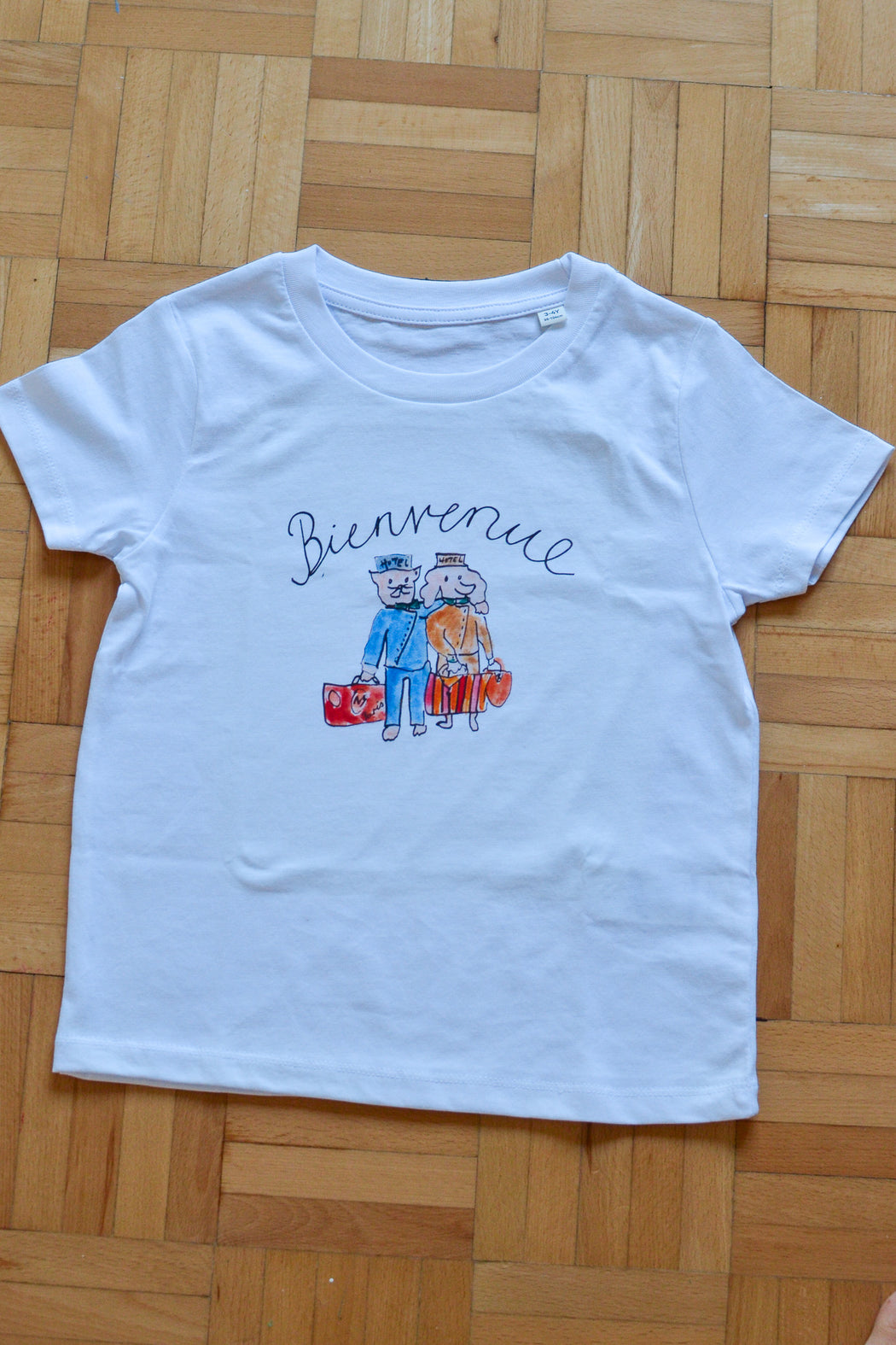 Bienvenue kids T-Shirt organic cotton