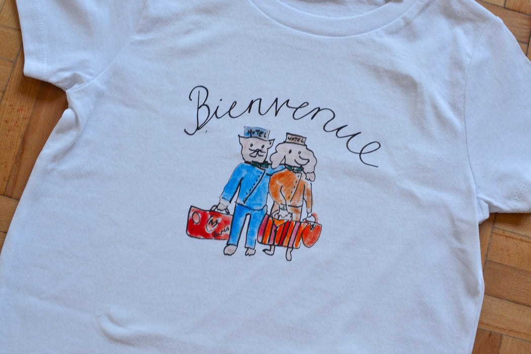 Bienvenue kids T-Shirt organic cotton