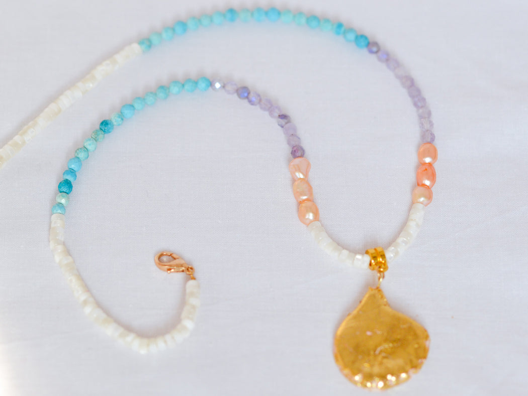 Mermaid Spell necklace gold