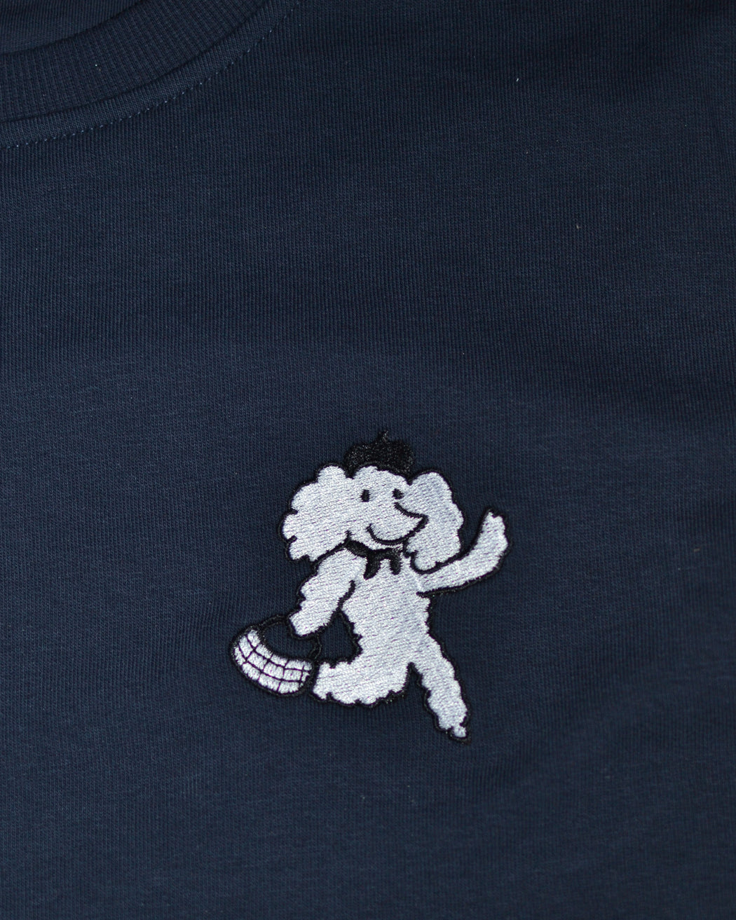 Poodle Goes To The Market- organic cotton sweatshirt- various colors