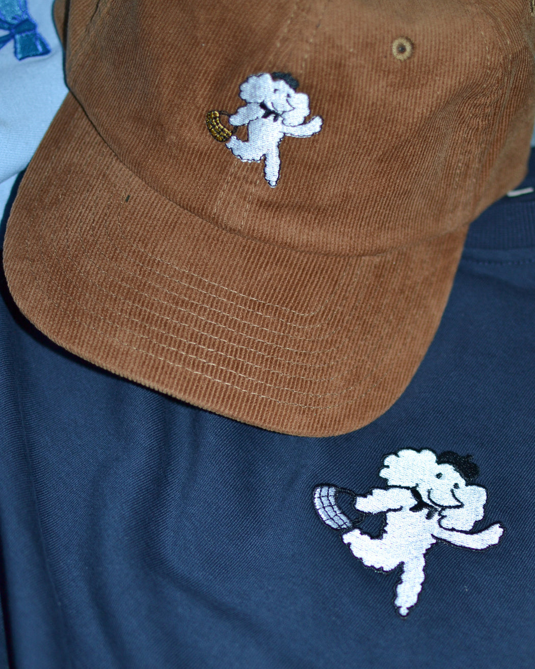 Poodle Goes To The Market Cap- various colors