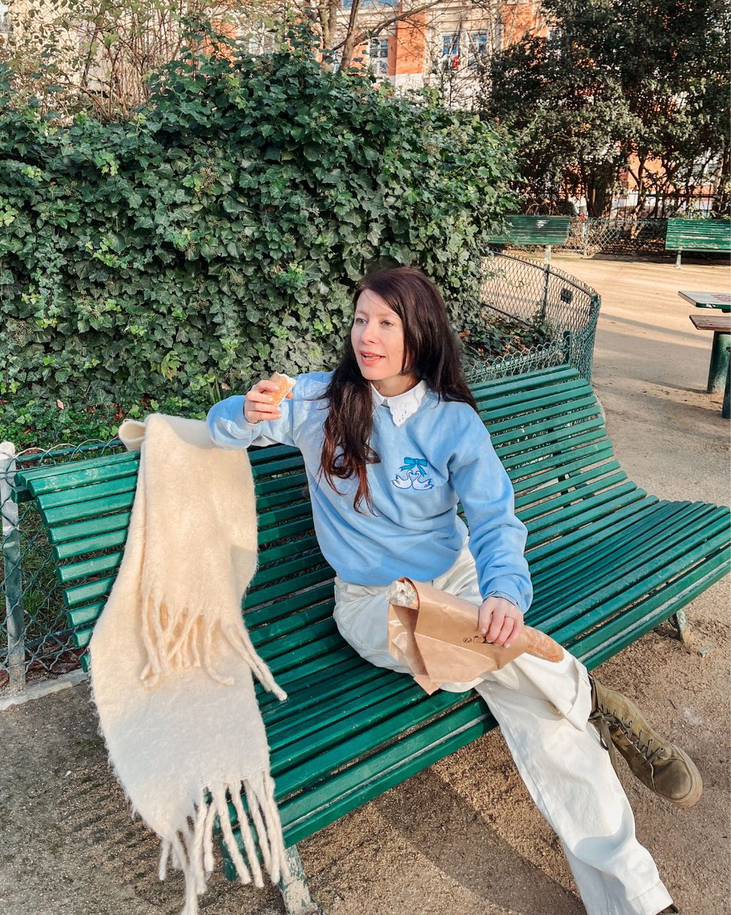 Debussy Light Blue & Dark Heather Sweatshirt
