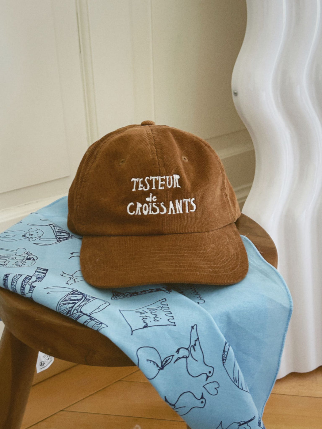Testeur De Croissants Corduroy cap- Camel