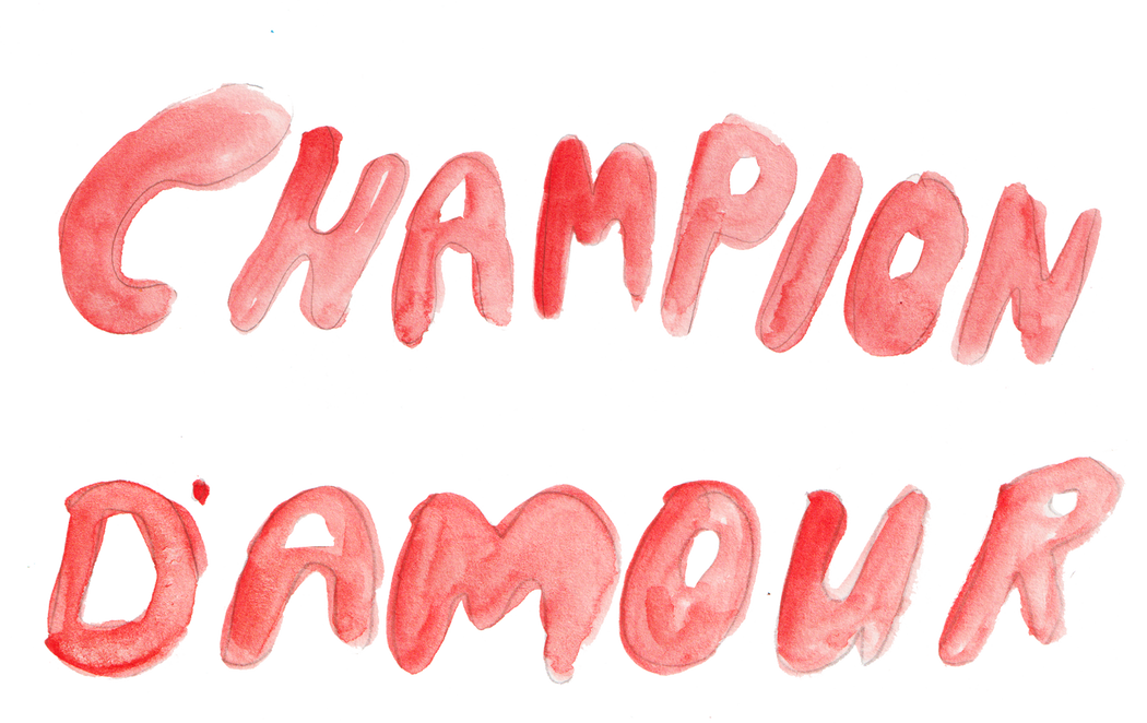 Champion D'Amour GROWN UP T-Shirt -Victoria Steiner collab ♥️