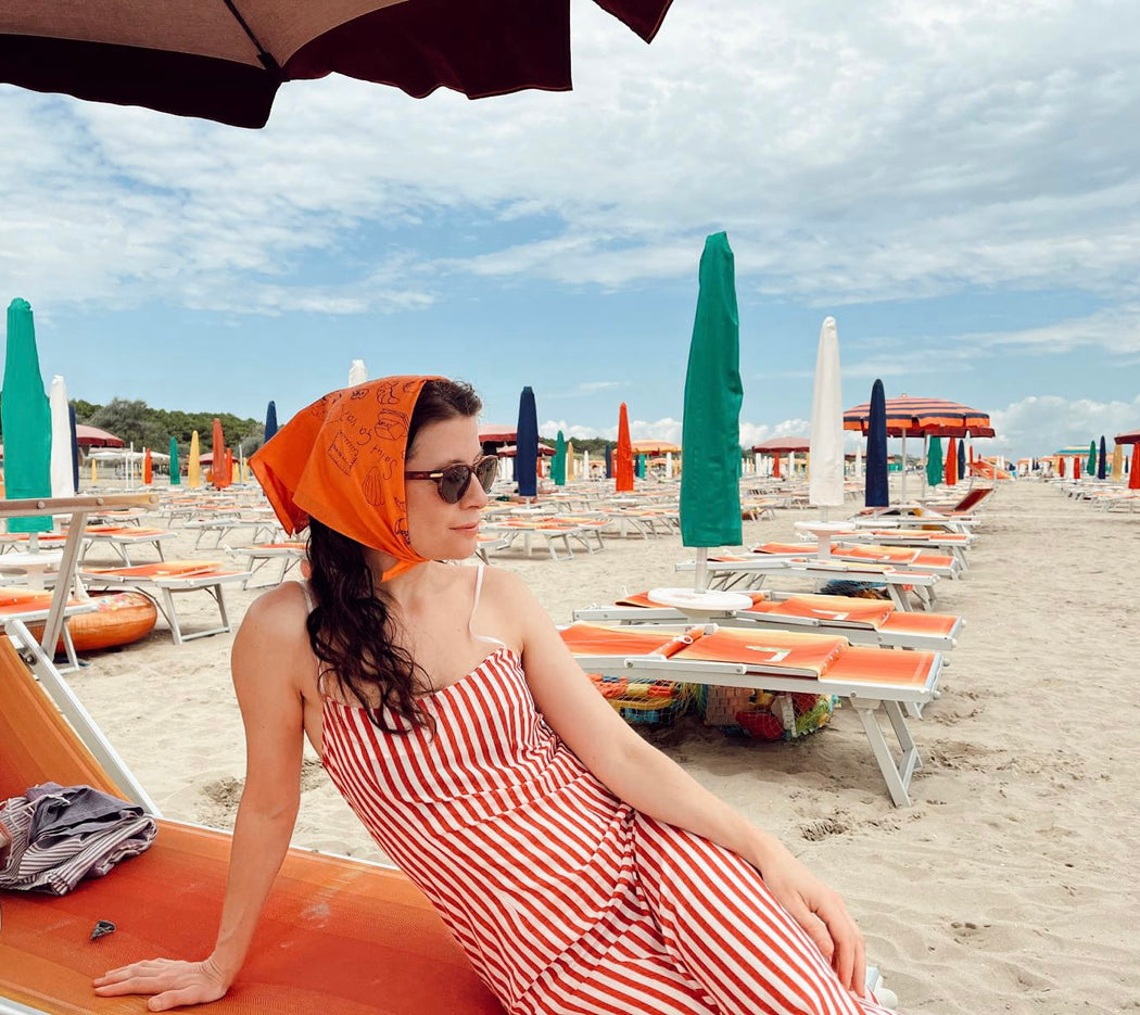Cassis dress- red stripes