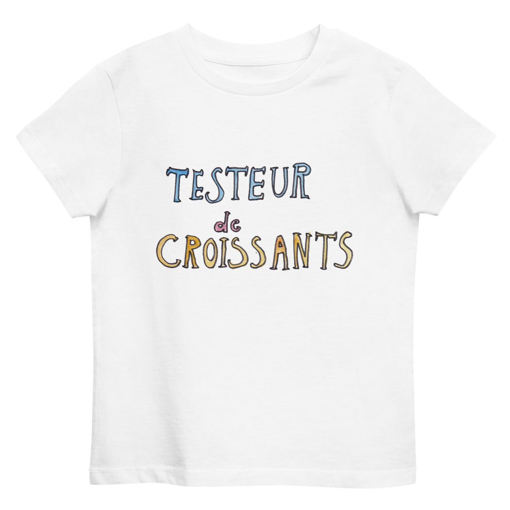 Testeur De Croissants organic cotton kids t-shirt