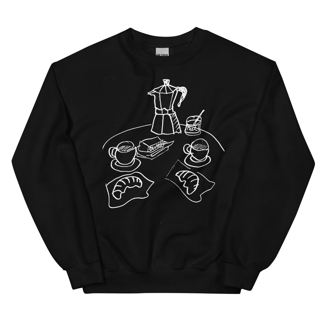 À Table! Sweatshirt- royal/ black / navy