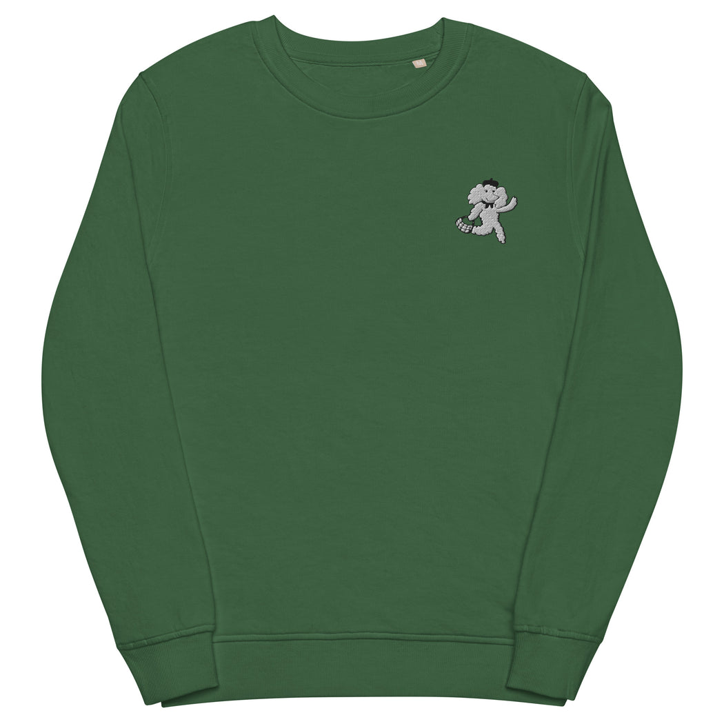 Poodle Goes To The Market- organic cotton sweatshirt- various colors