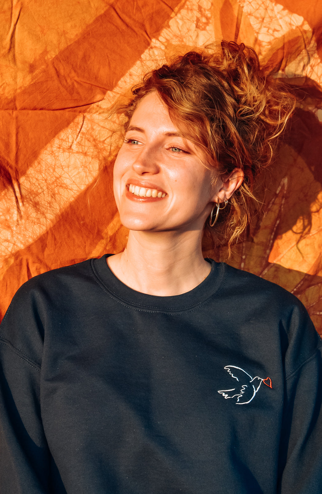 Peace Sweatshirt - Indigo & Navy