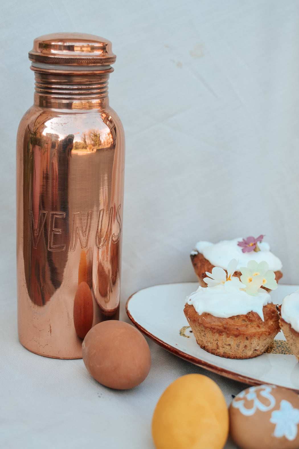 Venus copper water bottle