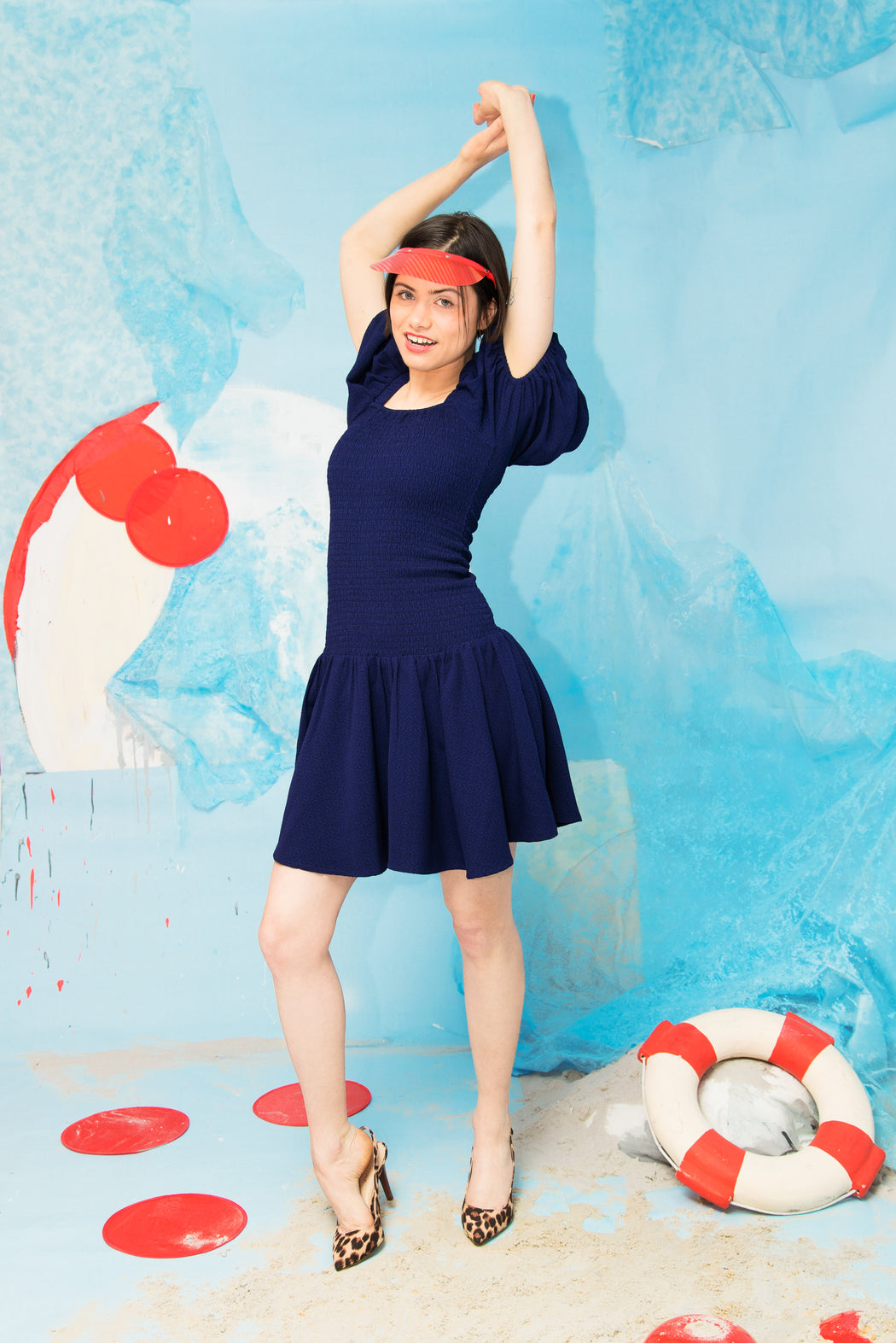 Puglia Navy dress - Family Affairs