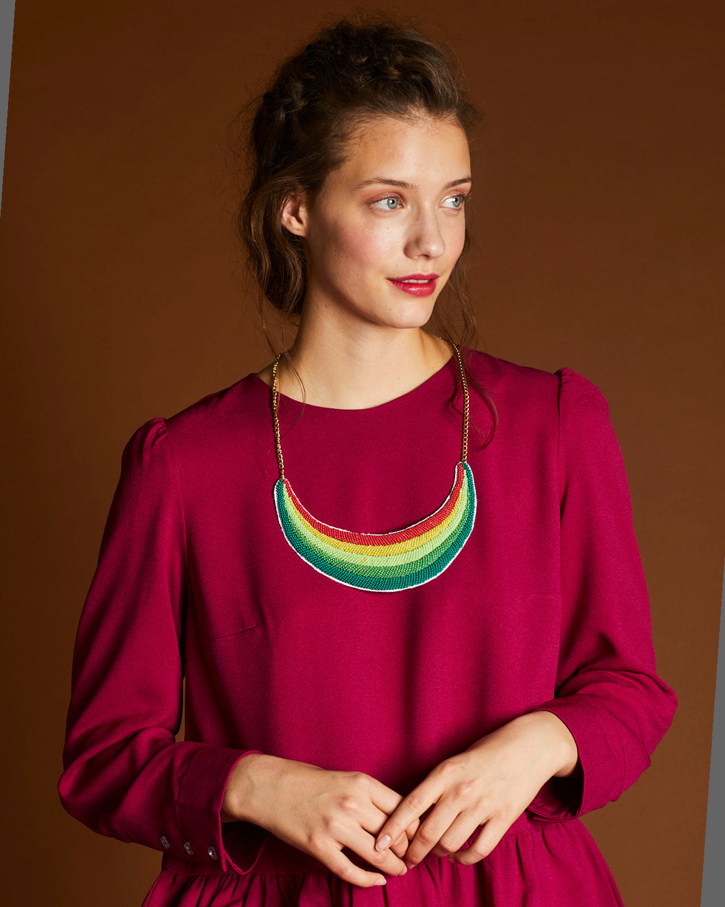 Rainbow Valley Green necklace - Family Affairs
