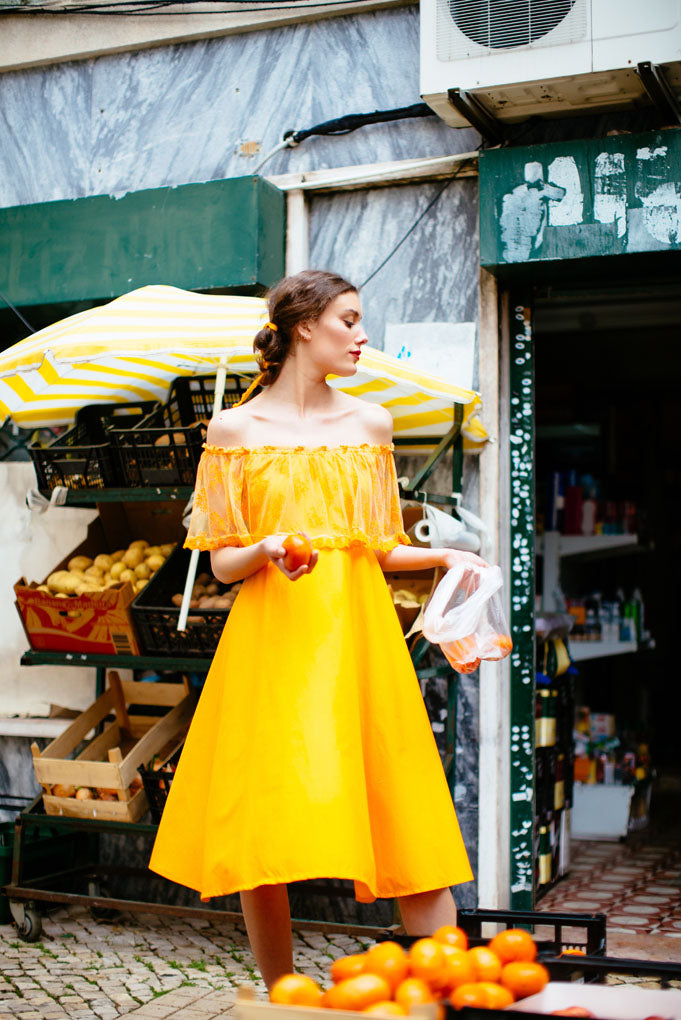 Lisbon Marigold dress - Family Affairs