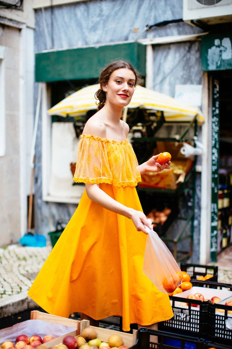 Lisbon Marigold dress - Family Affairs