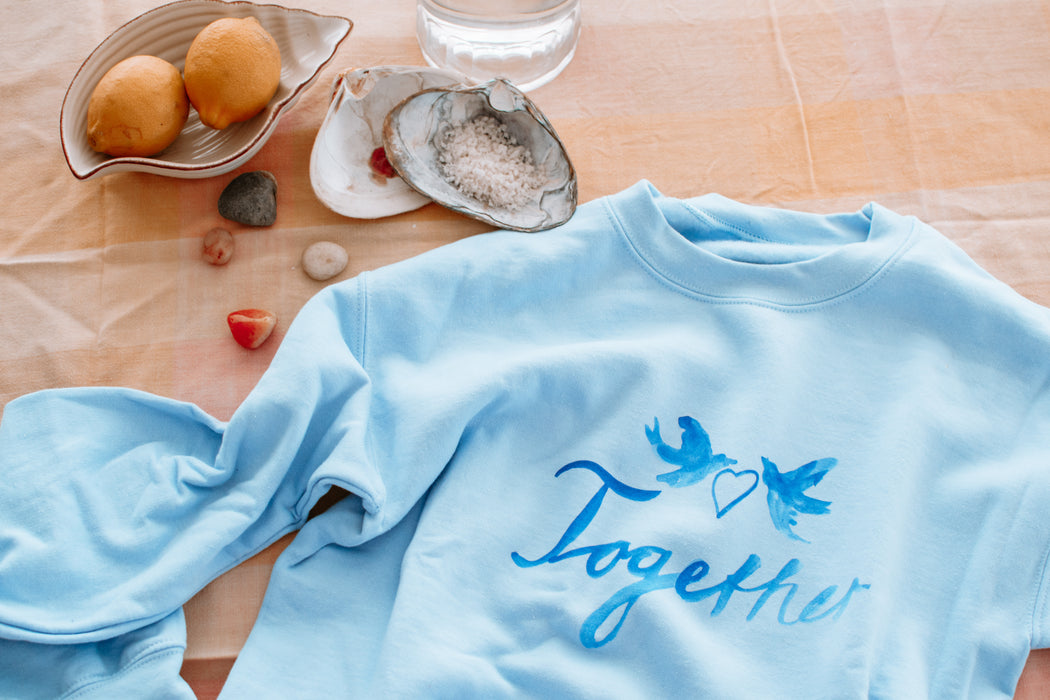Together Sweatshirt blue/pink