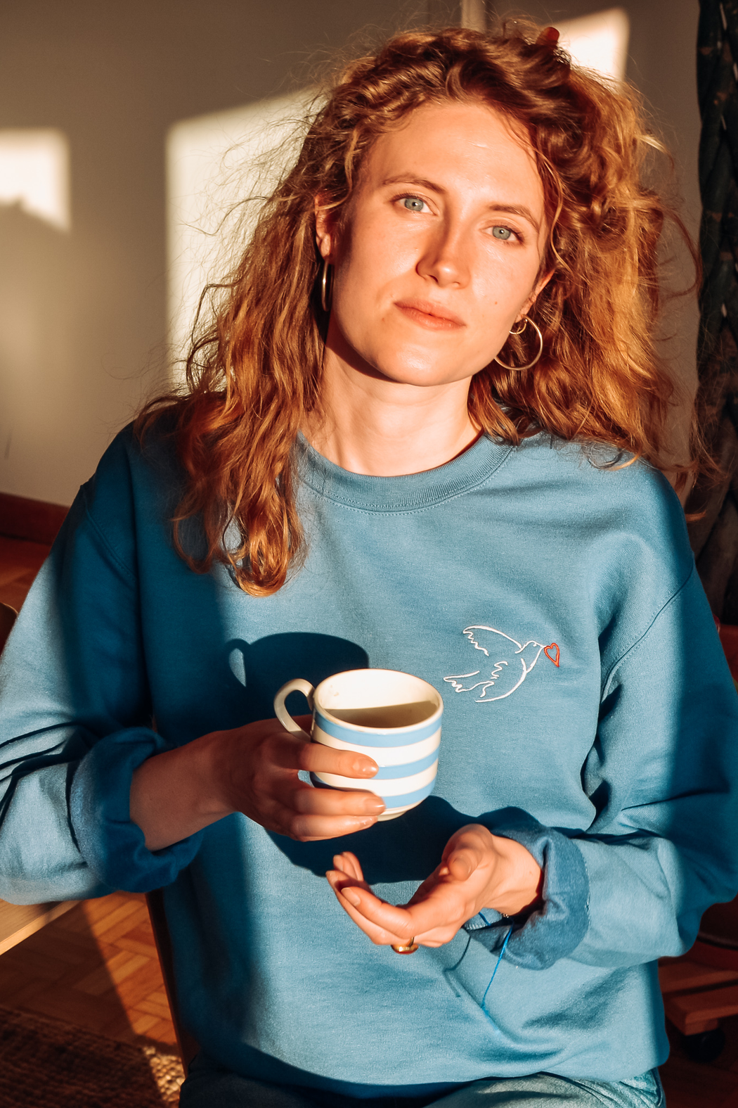 Peace Sweatshirt - Indigo & Navy