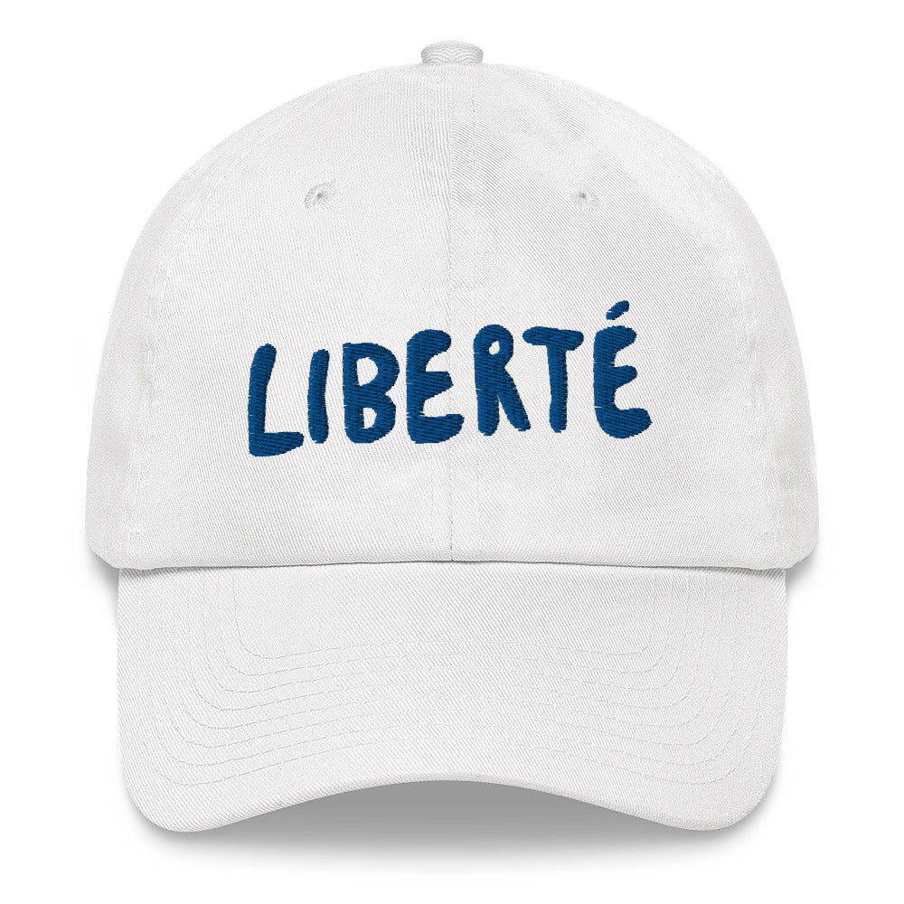 Liberté cap white