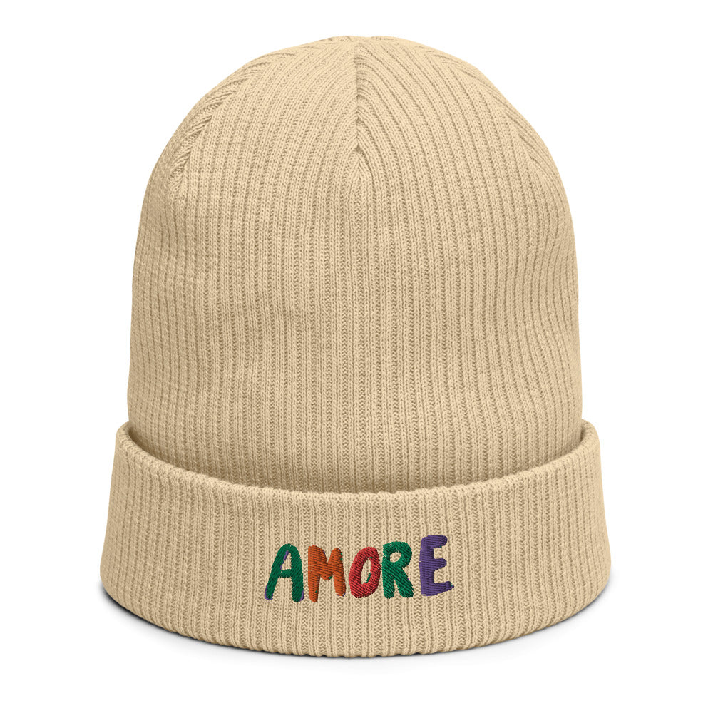 Amore organic cotton knit hat- various colors