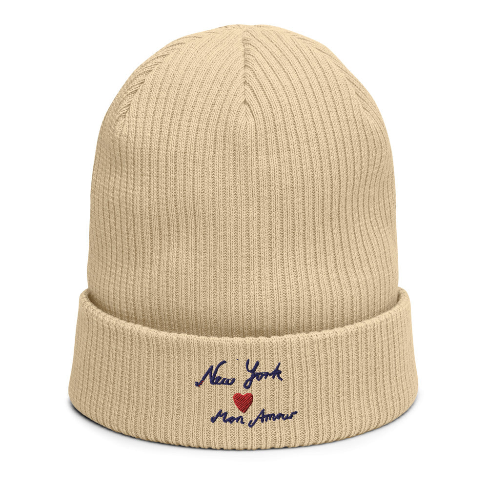 New York Mon Amour organic cotton knit hat