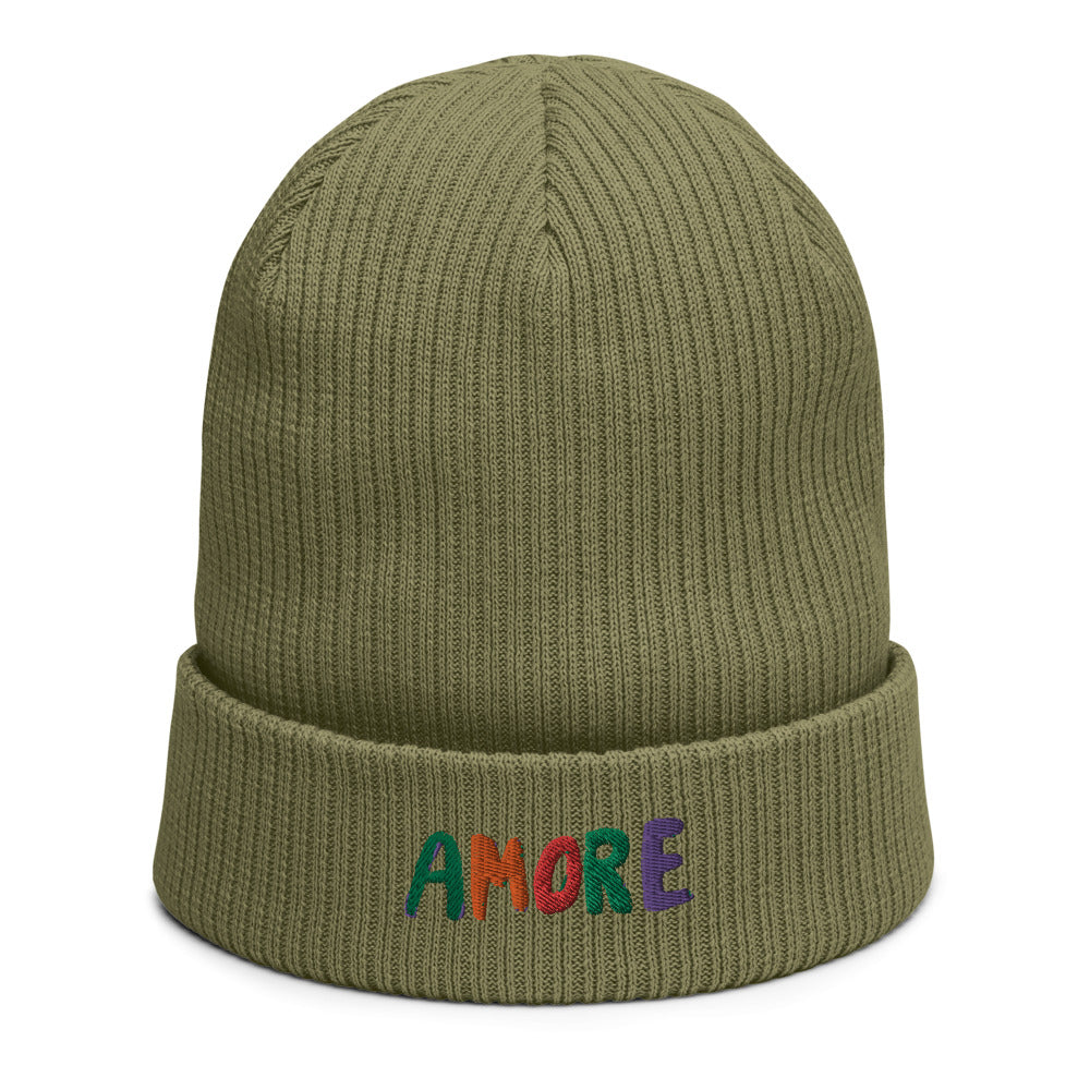 Amore organic cotton knit hat- various colors