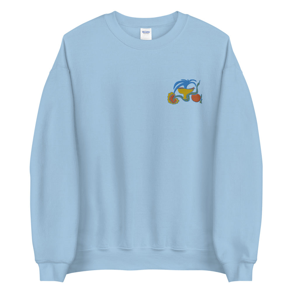 Dreaming Of Greece  Sweatshirt -pink / blue