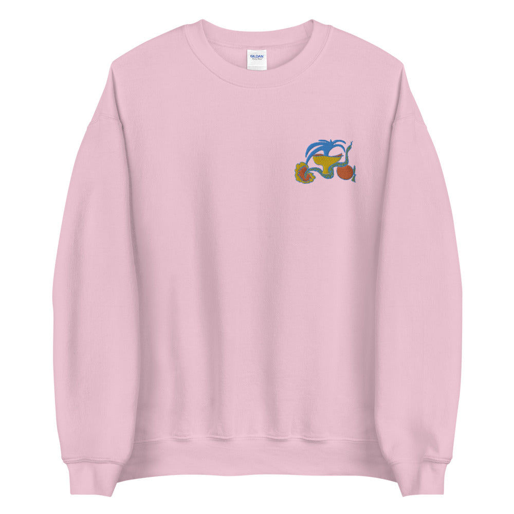 Dreaming Of Greece  Sweatshirt -pink / blue