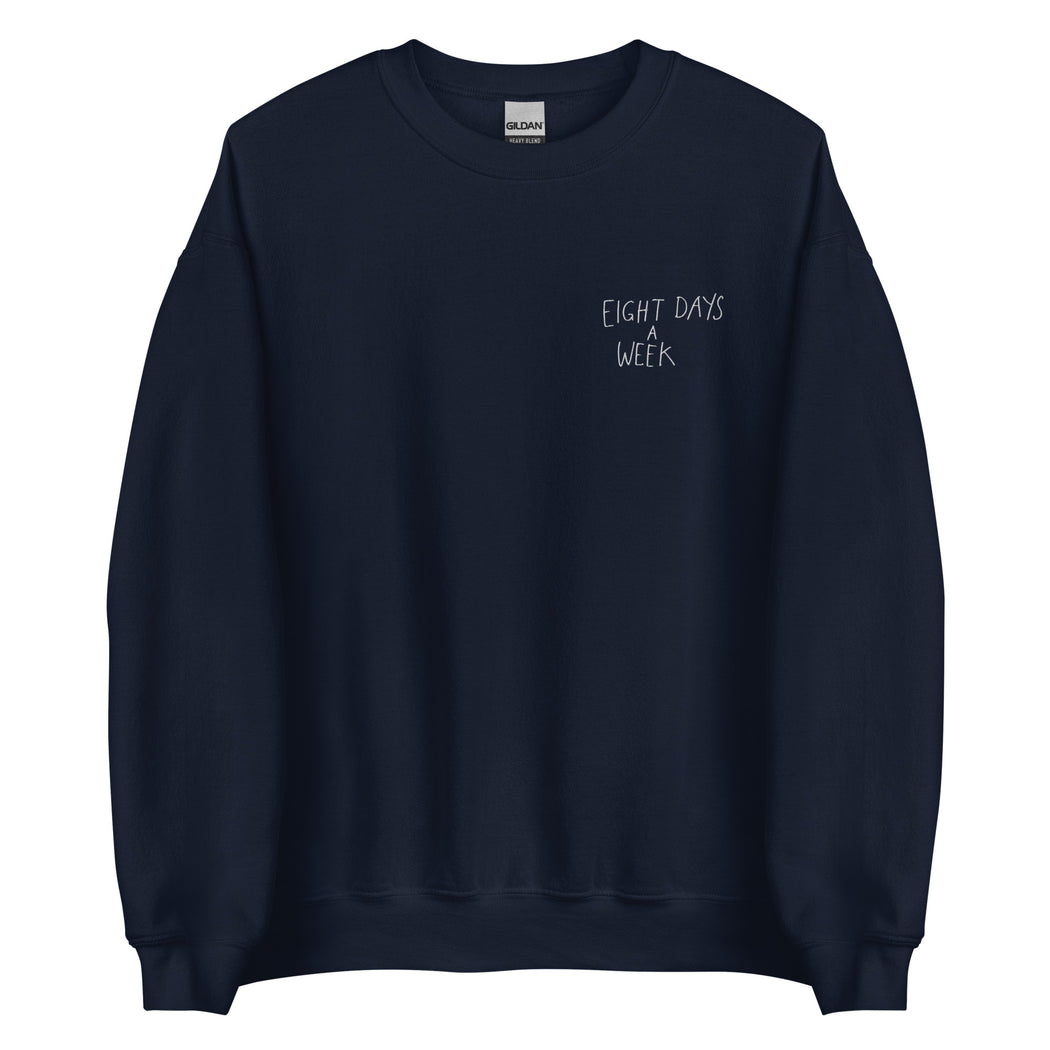 Eight Days A Week Sweatshirt - navy