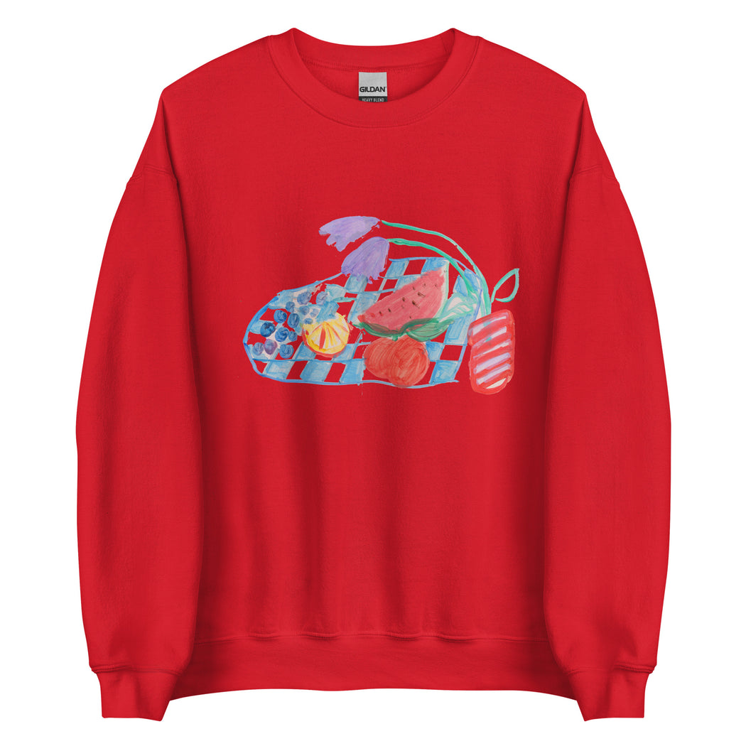 Fruits Of My Labor Sweatshirt - red