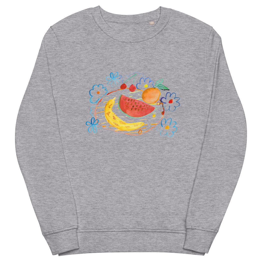 Happy Fruit organic cotton sweatshirt