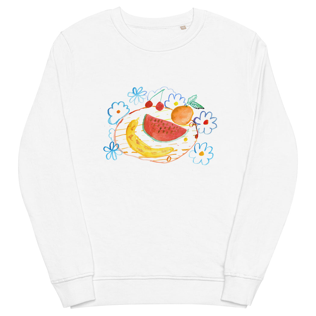 Happy Fruit organic cotton sweatshirt