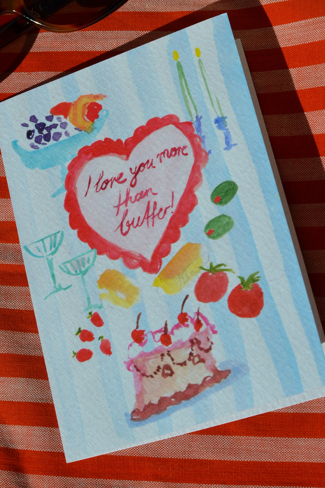More Than Butter  greeting card