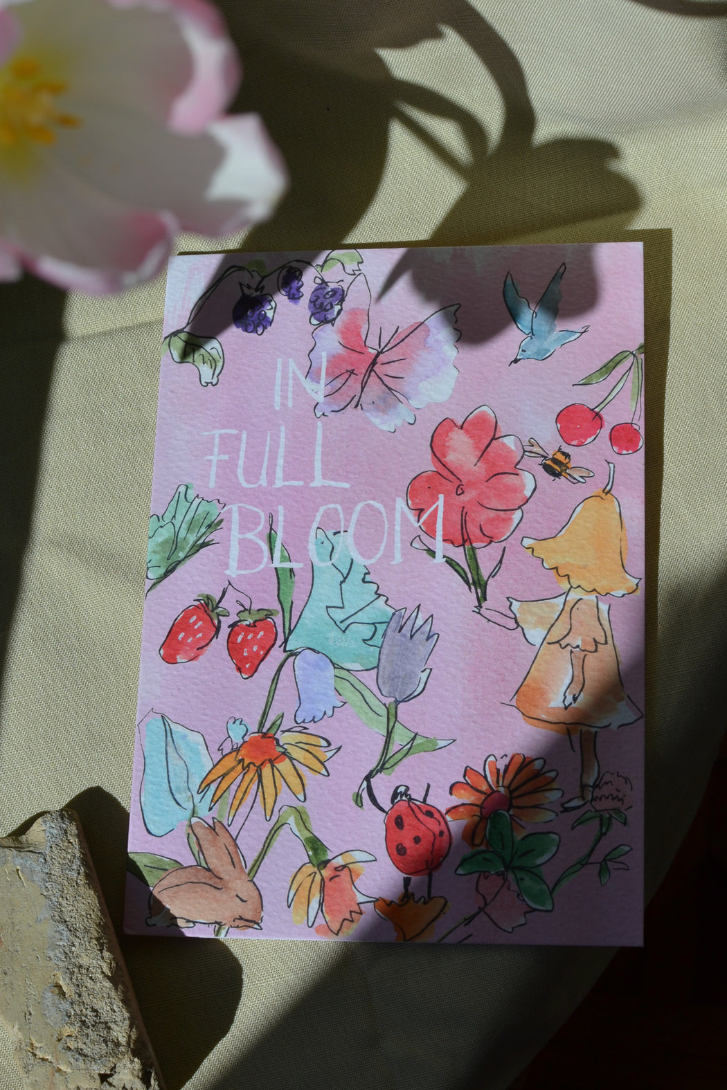 In Full Bloom- deluxe printed card