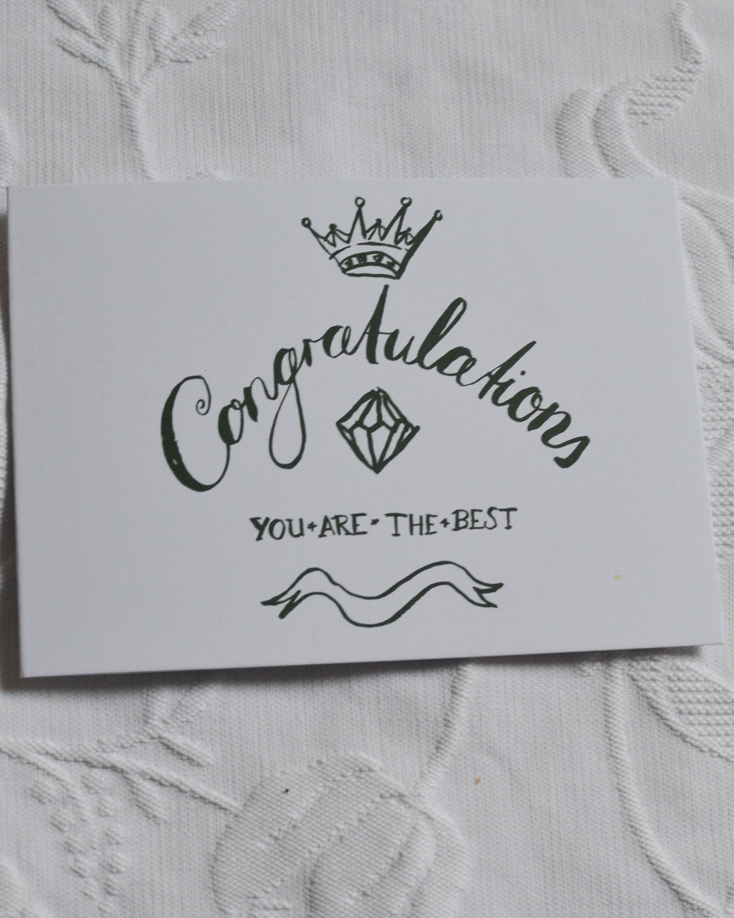 Congratulations- You.Are.The.Best A6 card