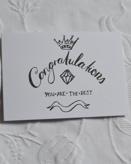 Congratulations- You.Are.The.Best A6 card