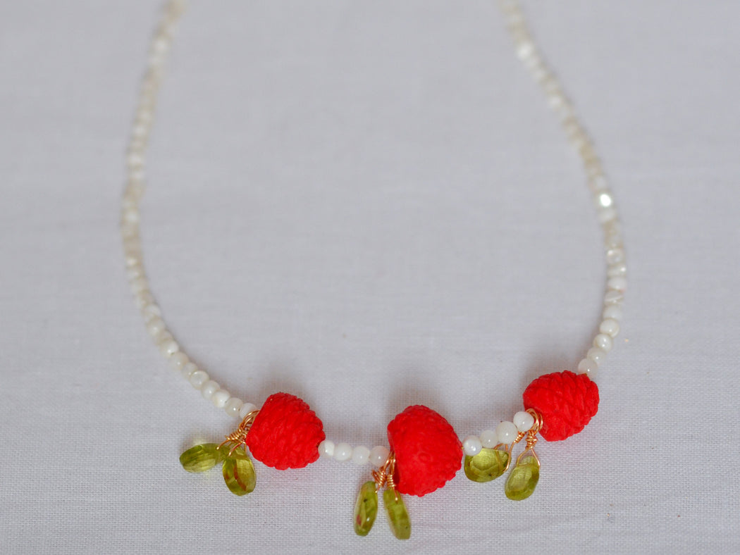 Strawberry Love necklace
