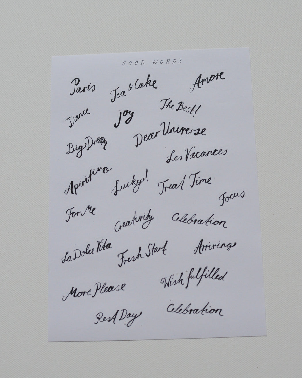 The Good Words Sticker Sets