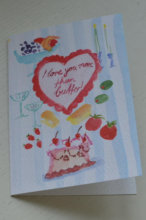 More Than Butter  greeting card
