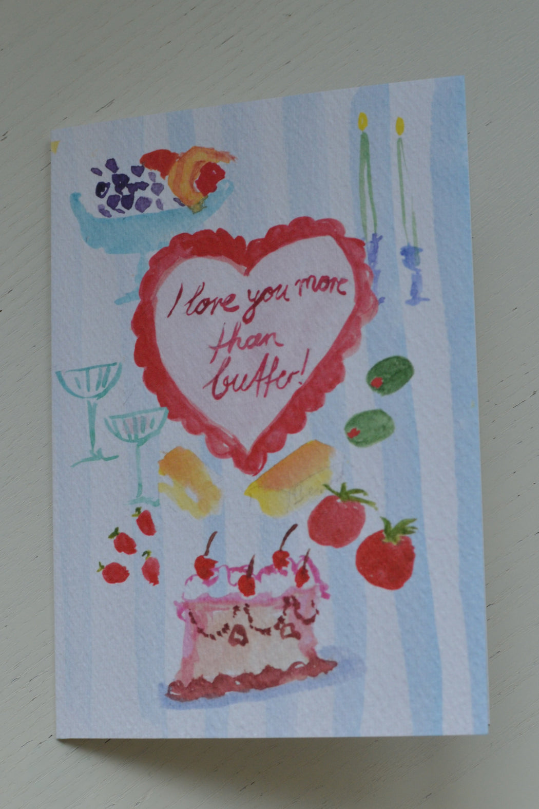 More Than Butter  greeting card
