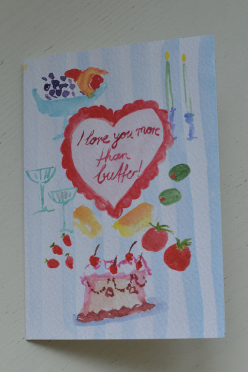 More Than Butter  greeting card