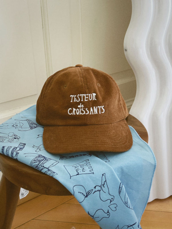 Testeur De Croissants Corduroy cap- Camel