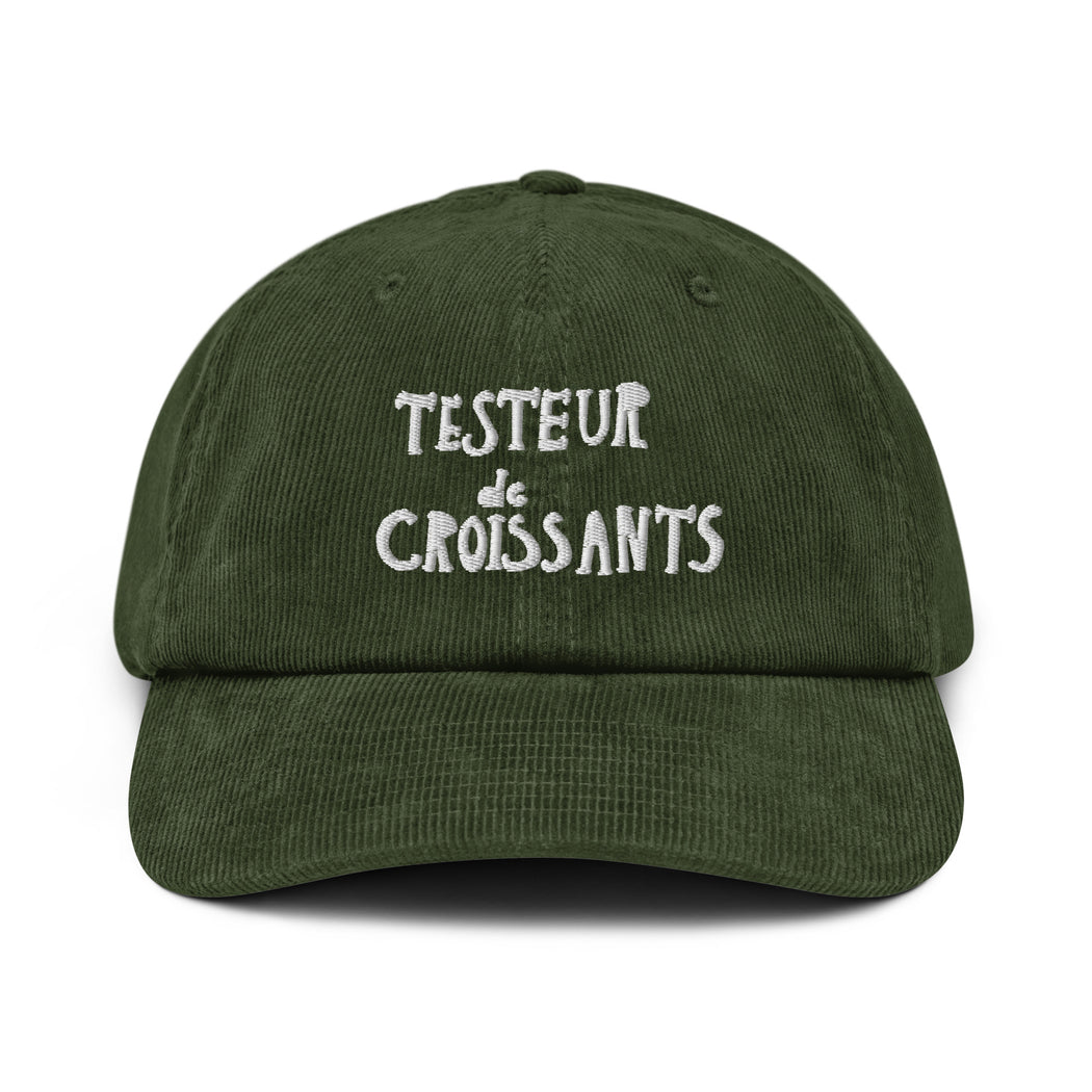 Testeur De Croissants Corduroy cap- Olive
