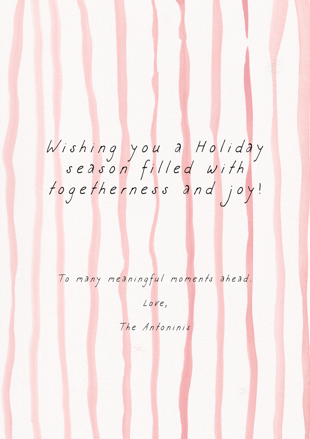 Christmas tree - Customized card printed