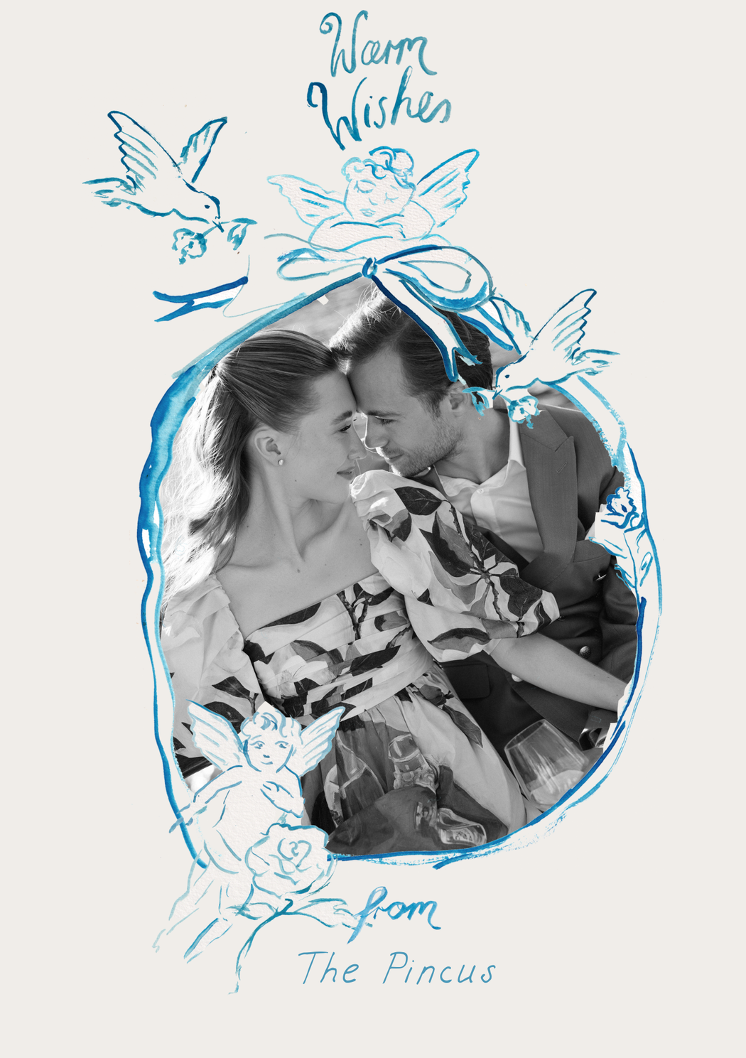 Angel Bow - Customized card printed