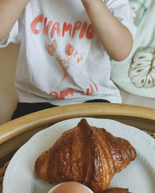 Champion De Croissants KIDS T-Shirt -Victoria Steiner collab ♥️