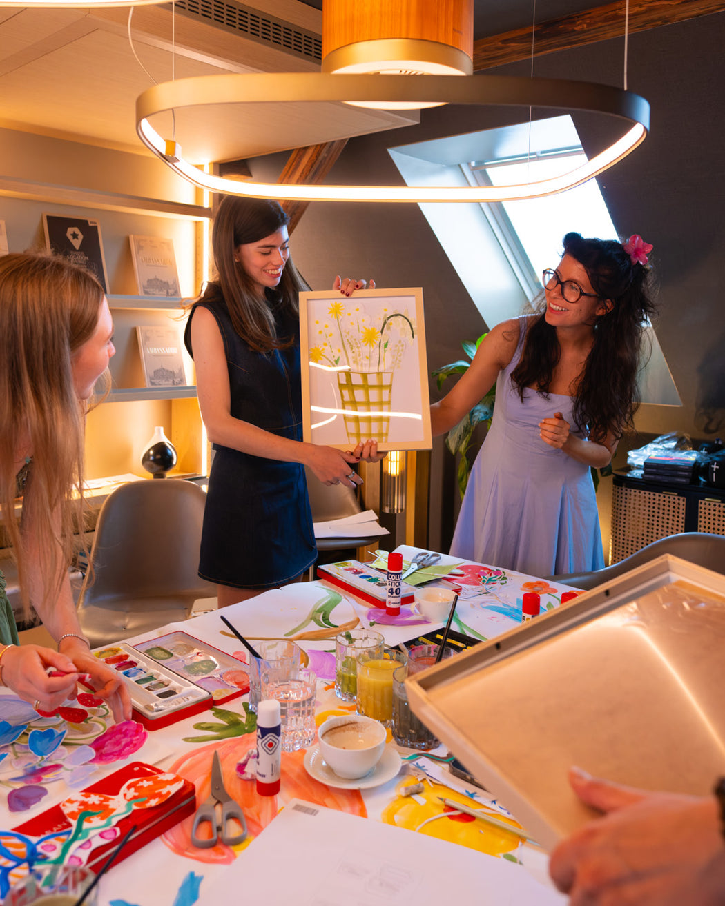 Breakfast Club Pajamas Party- Painting Workshop July 4th- Zürich  ☕🍳🥐