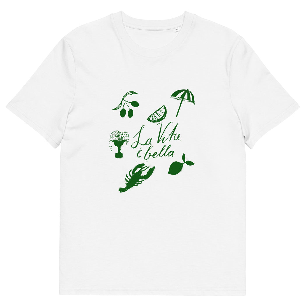 La Vita è Bella organic cotton t-shirt