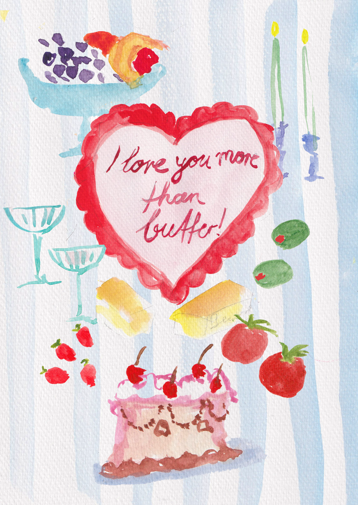 More Than Butter  greeting card