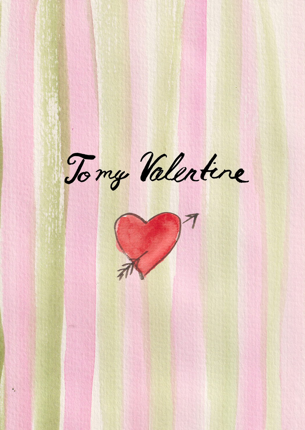 Valentine greeting card